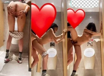 Anh tìm chỗ vụng trộm với em người yêu trong WC